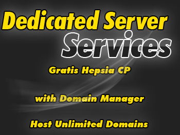 Low-cost dedicated hosting servers service